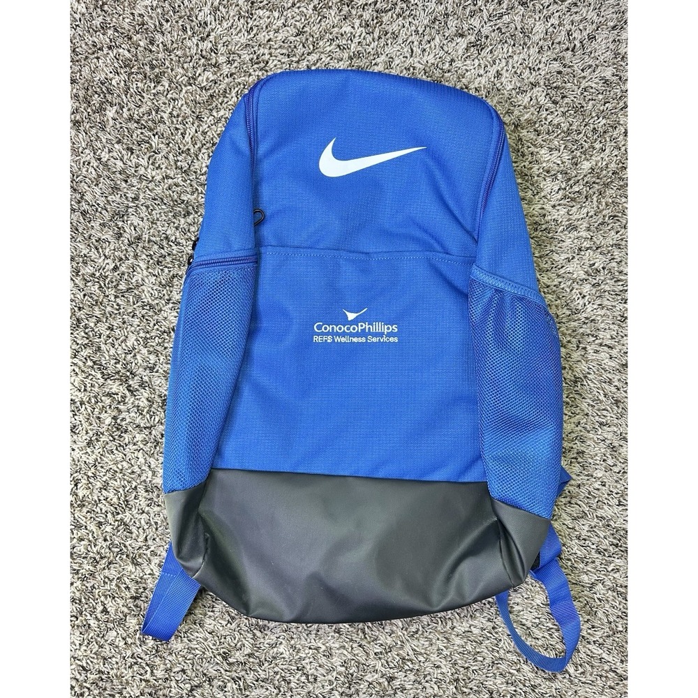 Nike XL Royal Blue Business Company Embroidered Book Bag Backpack